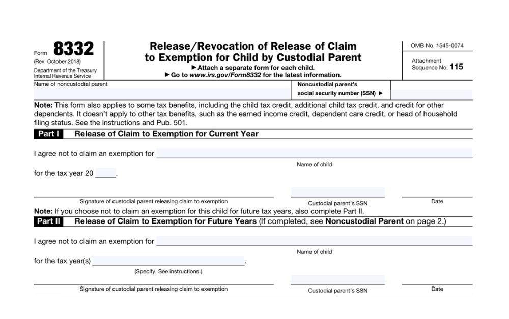 Form 8332