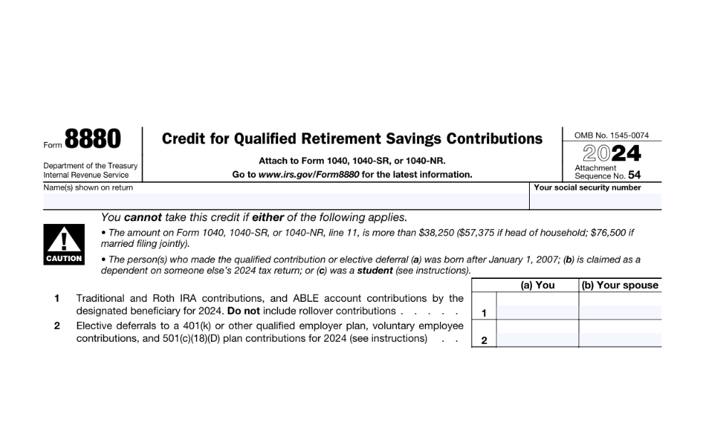 Form 8880